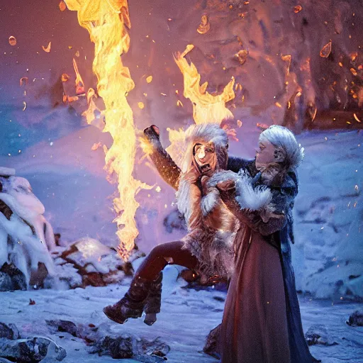 Image similar to ice fire