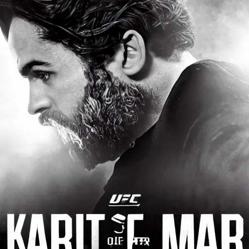 Image similar to battle of karl marx vs emma watson, ufc poster. symmetry, awesome exposition, very detailed, highly accurate, professional lighting diffracted lightrays, 8 k, sense of awe