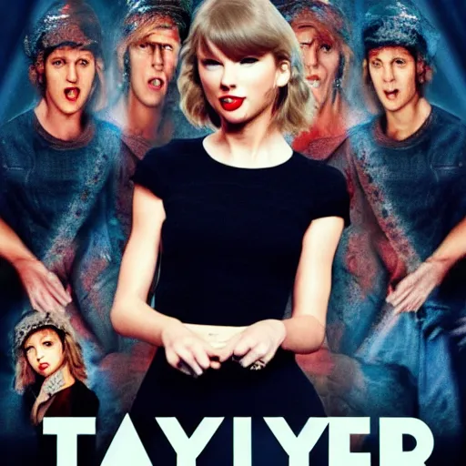 Prompt: Taylor Swift movie poster