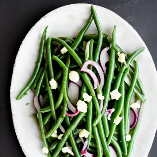 Image similar to onion jolly rancher green bean juniper salad