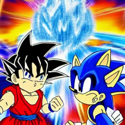 SONIC vs GOKU vs NARUTO! (Sonic The Hedgehog vs Dragon Ball Super vs Naruto)  CARTOON FIGHT ANIMATION 