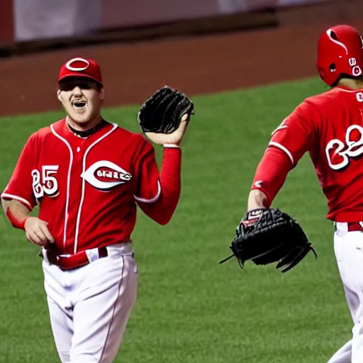 Image similar to Cincinnati reds win world series