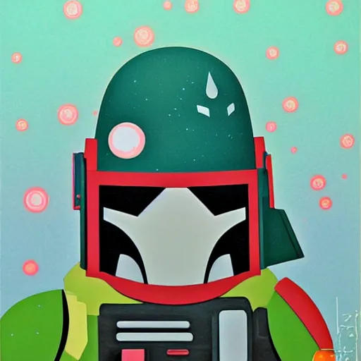 Prompt: boba fett by chiho aoshima