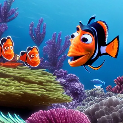 Image similar to finding Nemo movie still