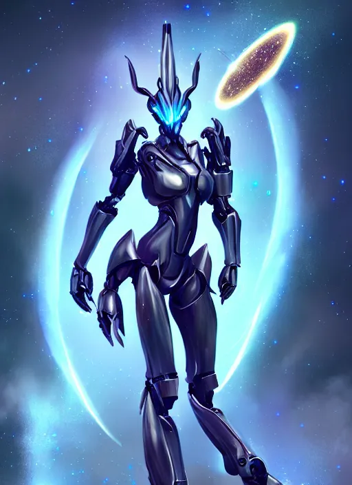 Prompt: cinematic goddess shot, cosmic sized perfectly proportioned stunning beautiful anthropomorphic robot mecha female dragon, nebula background, larger than galaxies, holding milky way in sharp claws, sleek silver armor, epic proportions, epic size, epic scale, ultra detailed digital art, furry art, macro art, dragon art, giantess art, warframe fanart, furaffinity, deviantart