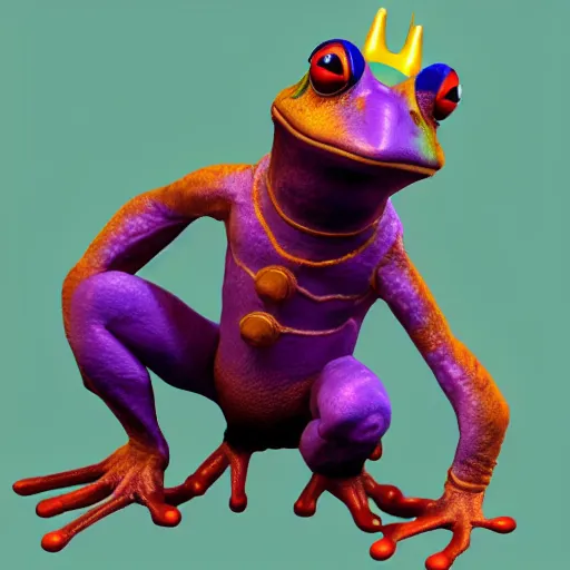 Image similar to character 3 d concept art page of a humanoid frog with a coat as an enemy in spyro the dragon video game concept art, spyro trilogy remaster concept art, playstation 1 era graphics, activision blizzard style, 4 k resolution concept art