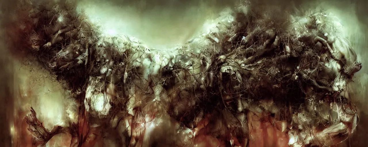 Image similar to The end of an organism, by ryohei hase