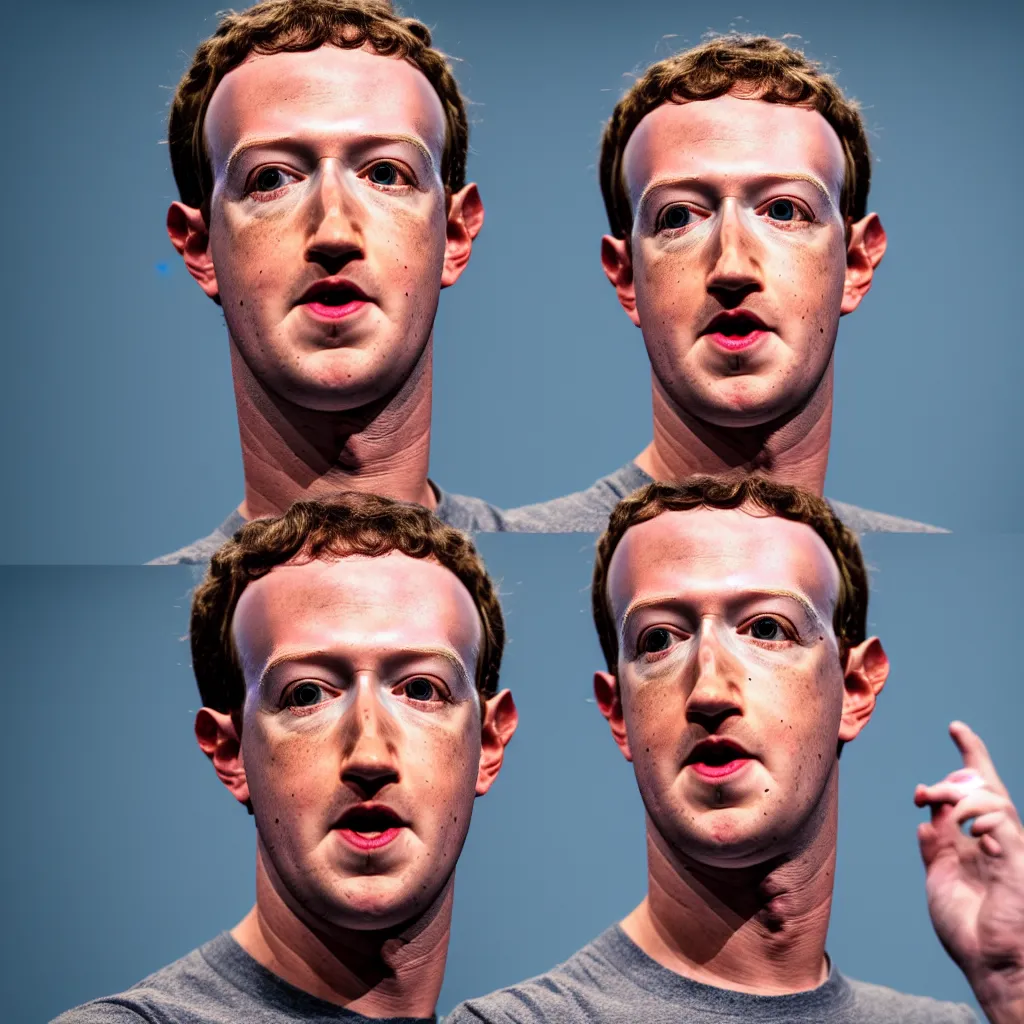 Image similar to mark zuckerberg staring into your soul, photo, 4 k