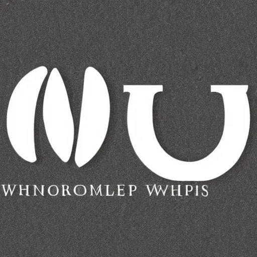 Prompt: logo from character WPJ