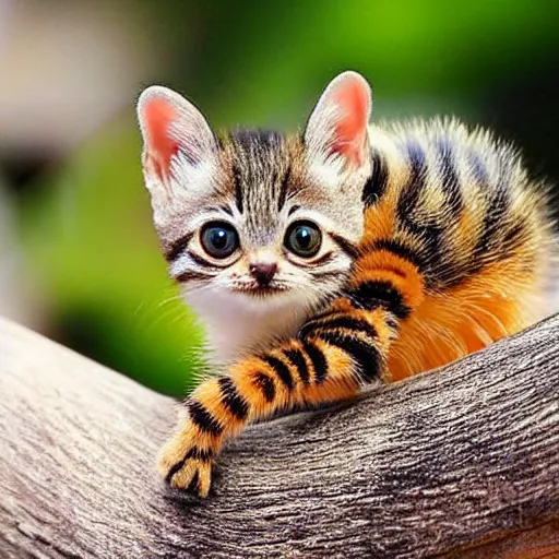 Image similar to photo of world's smallest cat the size of a honeybee