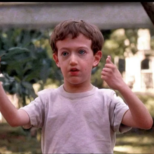 Image similar to Mark zuckerberg as a child in Matilda (1996)