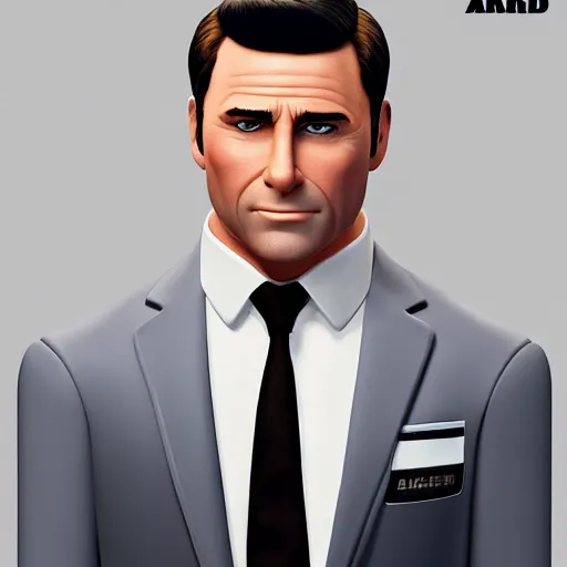 Image similar to A highly detailed award winning masterpiece portrait of Sterling Archer, ultra realistic, artstation, 4k