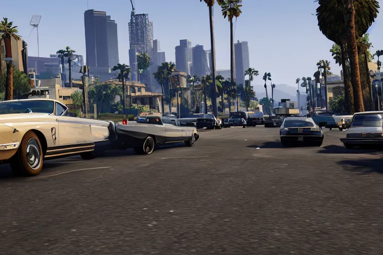 Prompt: a photo of gameplay of GTA 6, 4k