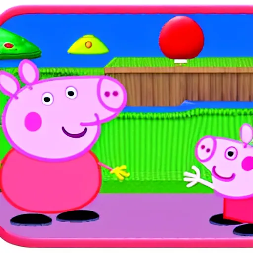 Image similar to peppa pig 3d platform game on gamecube