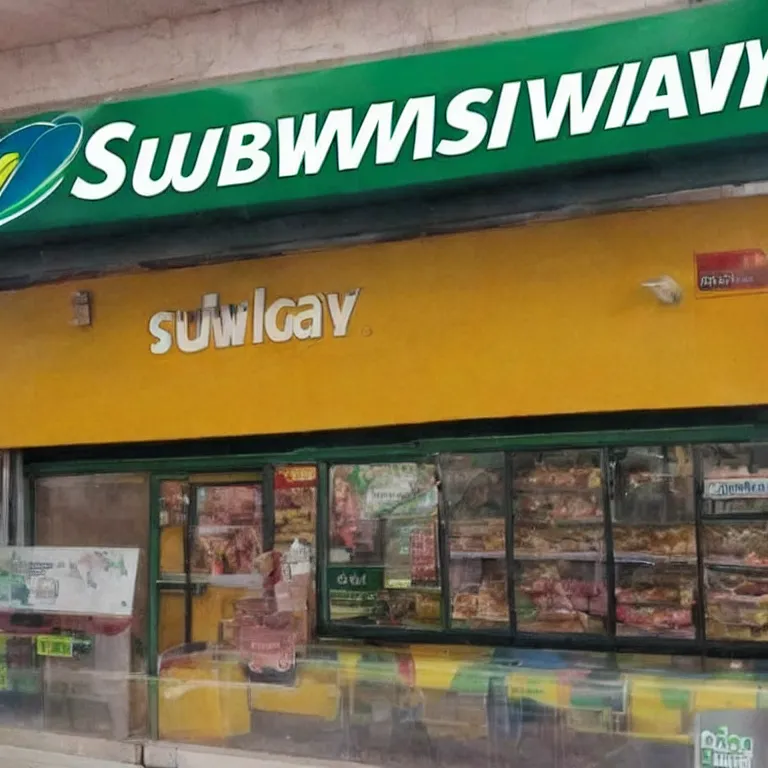 Prompt: subway restauraunt sbubby eef freef