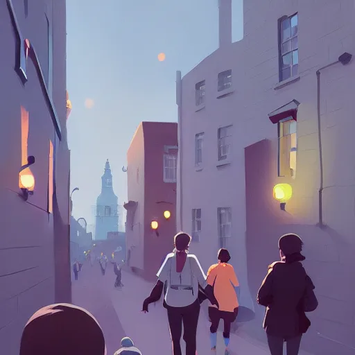 Image similar to dublin painted by atey ghailan, cinematic, masterpiece