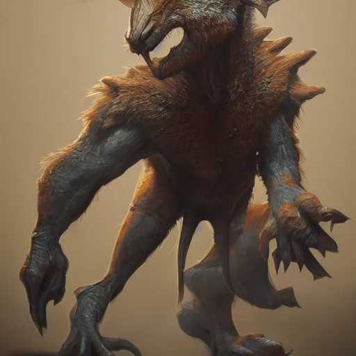 Prompt: a DND kangaroo monster, made by Stanley Artgerm Lau, WLOP, Rossdraws, ArtStation, CGSociety, concept art, cgsociety, octane render, trending on artstation, artstationHD, artstationHQ, unreal engine, 4k, 8k,