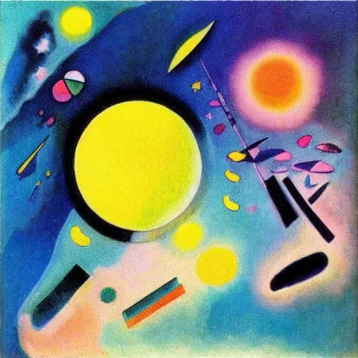 Prompt: “ dream in the dream, kandinsky ”