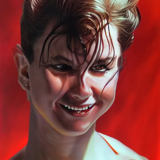 Prompt: gozer portrait by Alex Ross hyper real detail deviant art