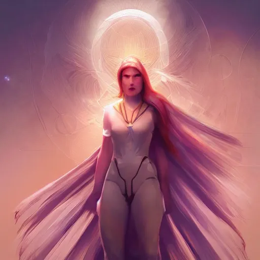 Image similar to the oracle dreams, mobius, artstation,