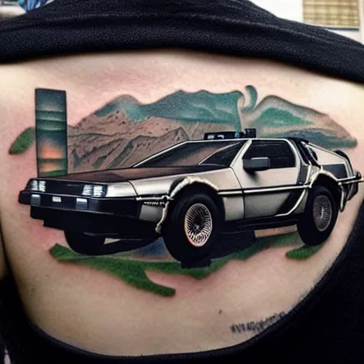 Back to the Future tattoo by Dave Paulo  Post 29389