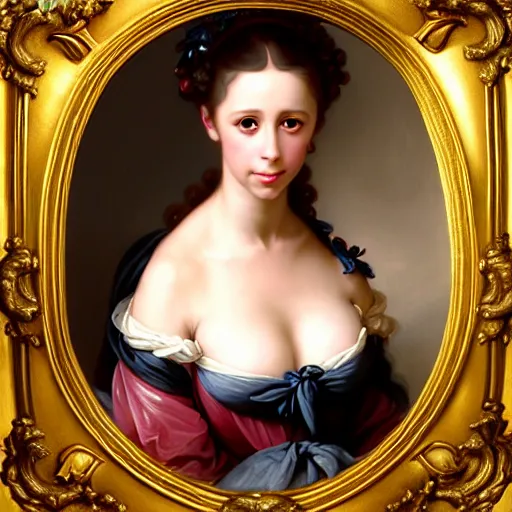 Prompt: A fantasy style portrait painting of Jennifer Love Hewitt, in the style of François Boucher, Oil Painting, hyperrealistic, render, Regal, Refined, Detailed Digital Art, RPG portrait, Michael Cheval, William-Adolphe Bouguereau, dynamic lighting, Highly Detailed, Cinematic Lighting, Unreal Engine, 8k, HD, octane render