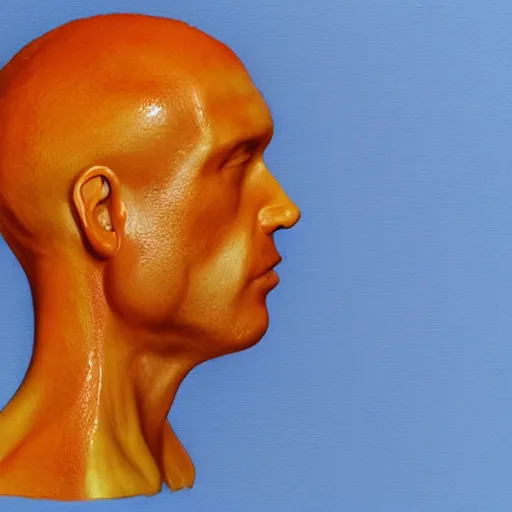 Prompt: a males head made from fruits, artstation, award-winning art