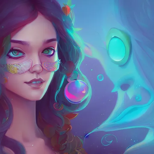 Image similar to a portrait of a beautiful hippie, art by lois van baarle and loish and ross tran and rossdraws and sam yang and samdoesarts, digital art, highly detailed, intricate, sharp focus, Trending on Artstation HQ, deviantart, unreal engine 5, 4K UHD image