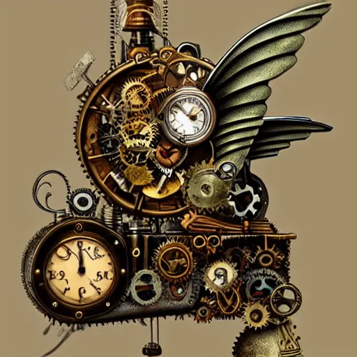 Image similar to steampunk!!! Hummingbird