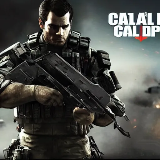 Image similar to screenshot of henry cavill in call of duty black ops 2, good graphic, highly detailed, rtx engine, nvidia geforce