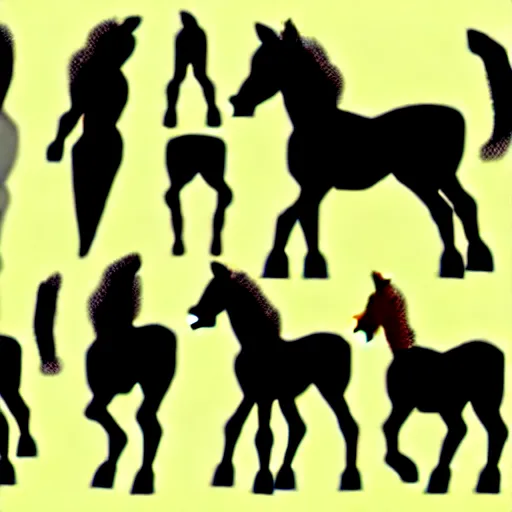 Image similar to centaur anatomy reference sheet, 8k, very detailed.