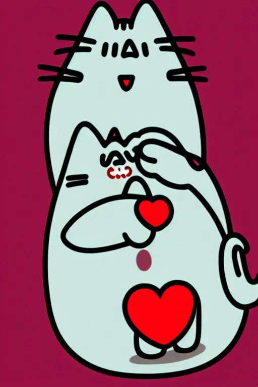 Image similar to a marxist pusheen