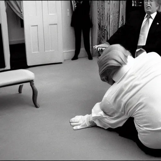 Prompt: “35mm photo o Donald trump farting.”