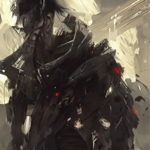 Image similar to Killy from BLAME! by Wadim Kashin, ArtStation