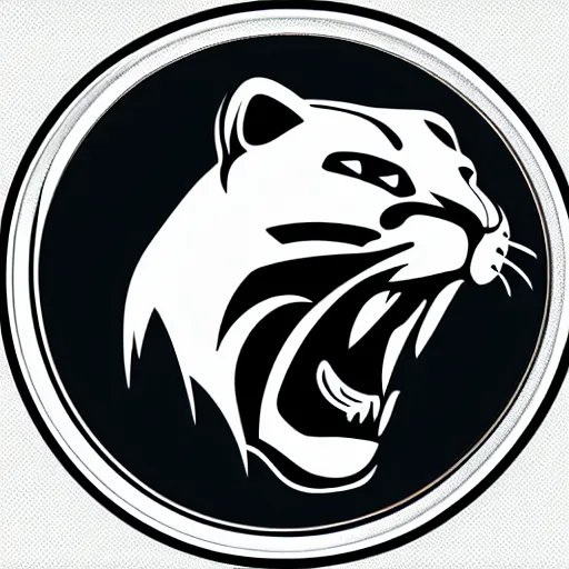 Image similar to sports logo detailed vector cougar