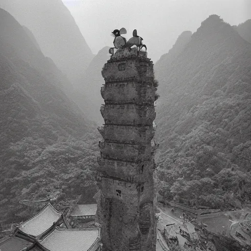 Image similar to Giants roaming in China 35mm film photograph