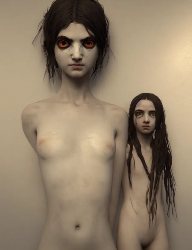 Image similar to slender girl - greek antique, wonderful eyes, 8 k uhd, unreal engine, octane rendering in the artistic style of finnian mcmanus, john park and greg rutkowski