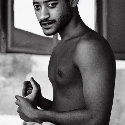 Image similar to alfred enoch photographed by larry clark