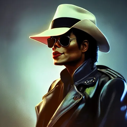 Image similar to michael jackson in fallout 7 6, anatomy, bathed in light, highly detailed, photorealistic, artstation, smooth, sharp focus, illustration, unreal engine 5, 8 k, art by artgerm and greg rutkowski and edgar maxence