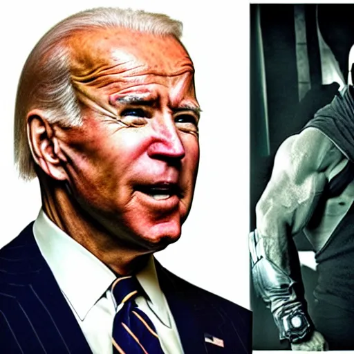 Image similar to joe biden as bane