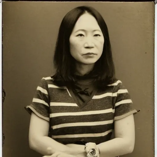 Prompt: Mariya Takeuchi, ambrotype