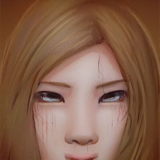 Image similar to “a pretty girl crying, realism, trending on artstation”