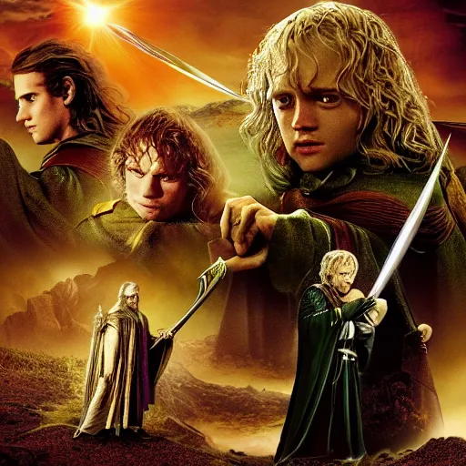 Image similar to starlight lord of the rings