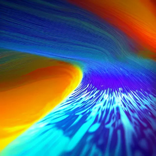 Image similar to psychedelic surfing, octane render