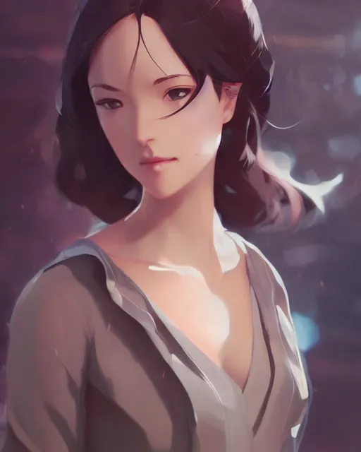 Prompt: a sophisticated woman, full shot, atmospheric lighting, detailed face, by makoto shinkai, stanley artgerm lau, wlop, rossdraws