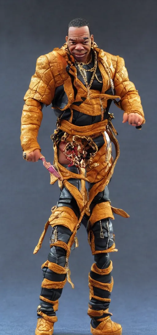 Prompt: busta rhymes as an action figure, soft edges