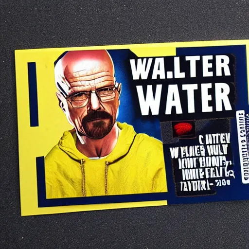 Prompt: walter white clash royal card