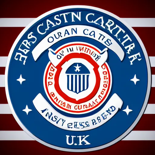 Prompt: us coast guard logo creative, 8 k, 4 k uhd, realistic, colorful, super detailed, very detailed, detailed