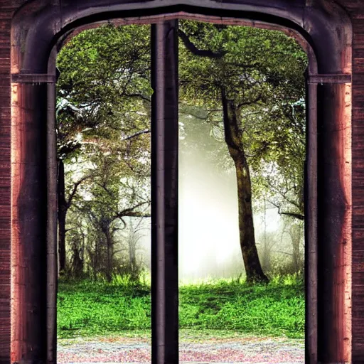 Image similar to door into another world