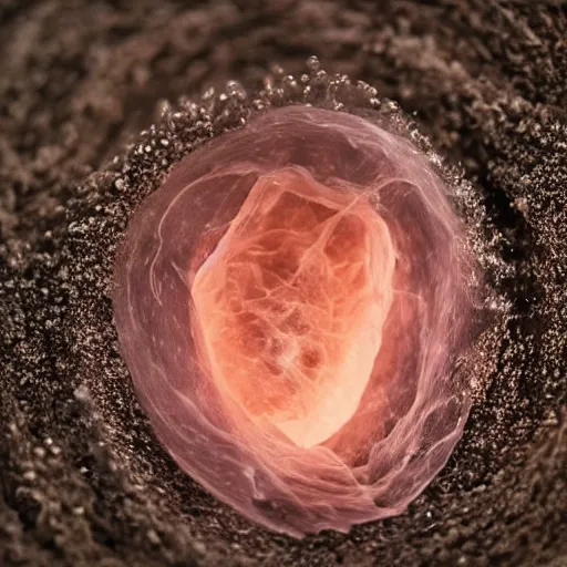 Image similar to the embryo of a unicorn in the womb. photo by lennart nilsson